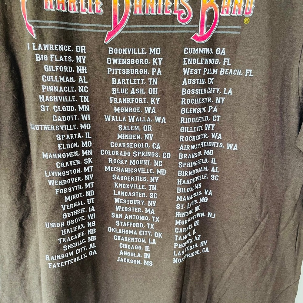 Charlie Daniel’s Band Fire on the Mountain Concert size L - Picture 8 of 10